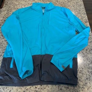 Teal golf puma Mens Large lightweight raincoat